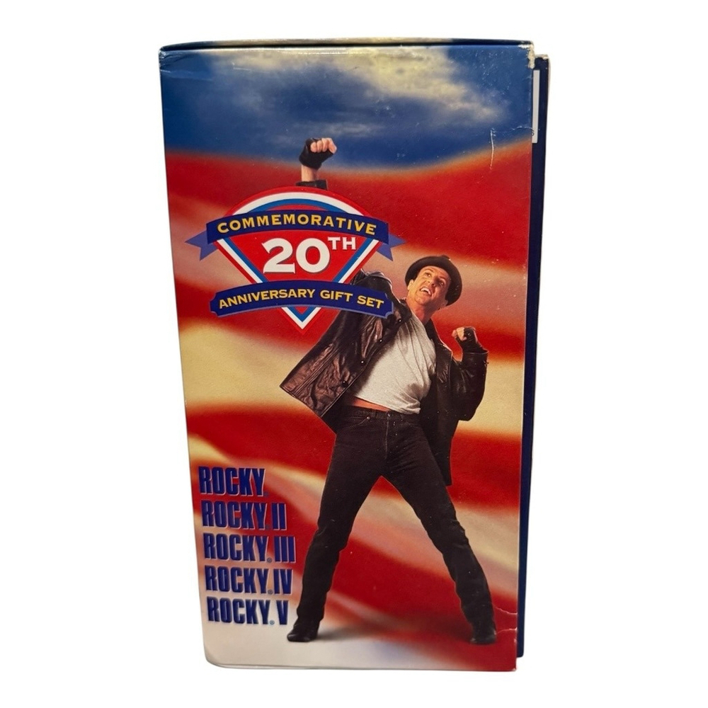 Vintage Rocky VHS 20th Anniversary Gift Set Boxed Collection Sylvester Stallone - Picture 2 of 11